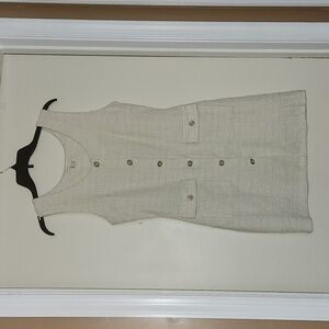 BEAUTIFUL PEARL WHITE DRESS WITH GOLD AND PEARL VUTT9NS